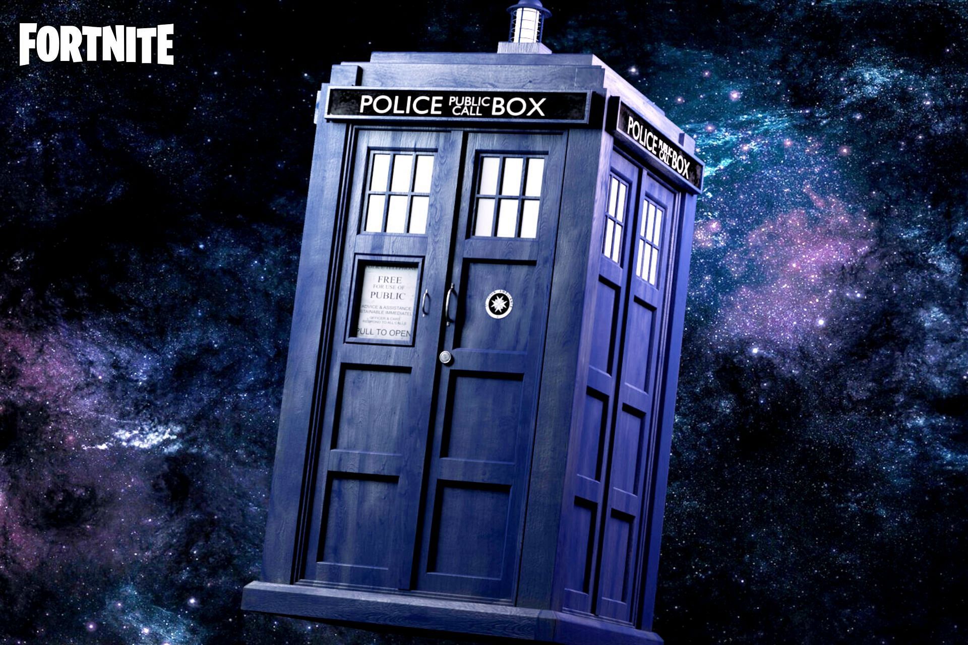 Redeem the free Doctor Who spray in Chapter 3 Season 1 now (Image via Sportskeeda)