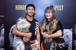 Rodtang Jitmuangnon and Stamp Fairtex complete open workout at Fairtex Training Center ahead of ONE X