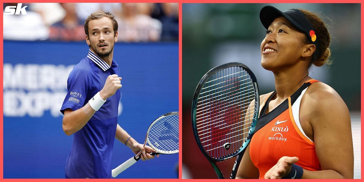 Daniil Medvedev and Naomi Osaka won their respective matches at the Miami Open