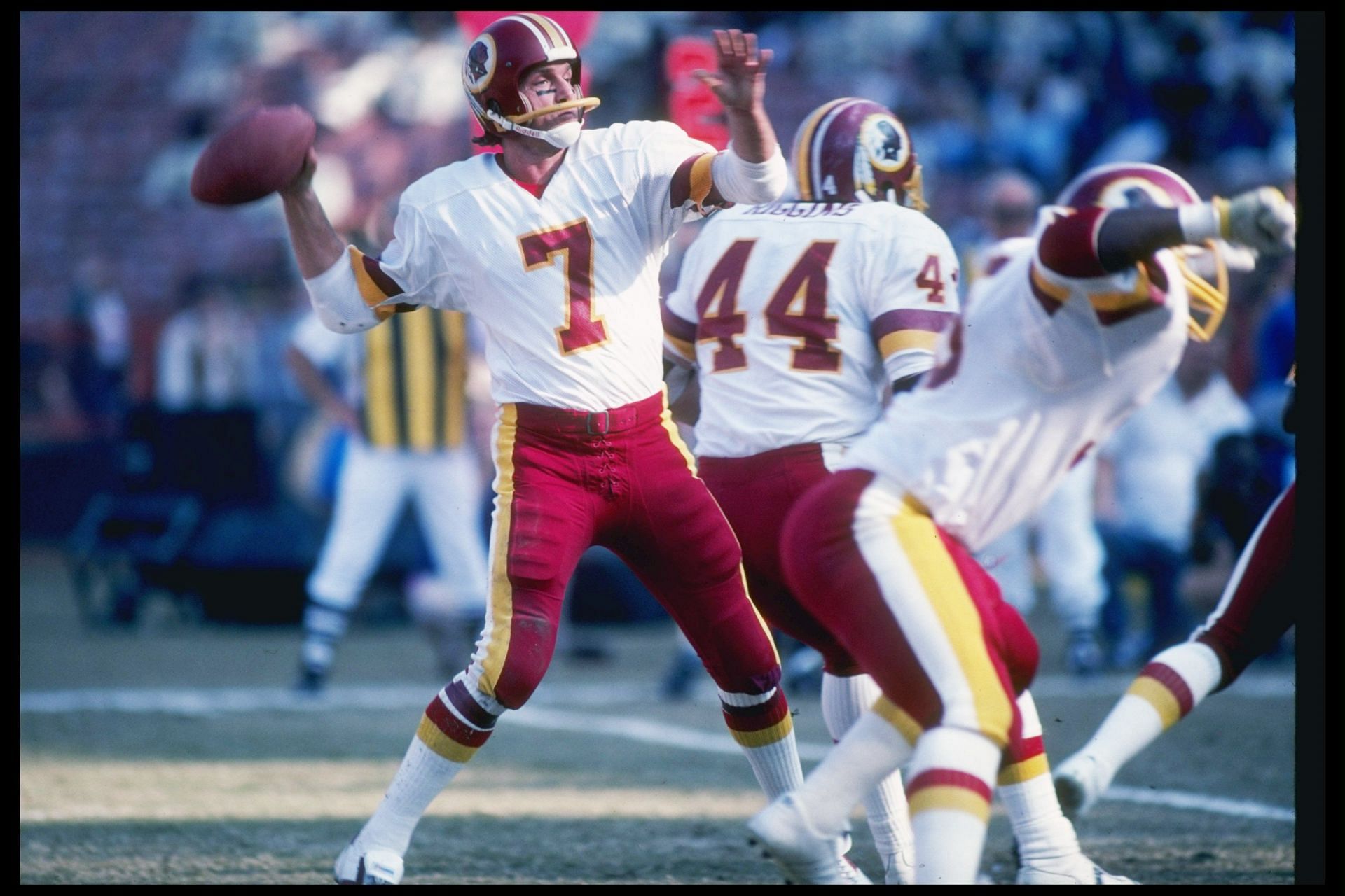 Joe Theismann was a massive success in Washington