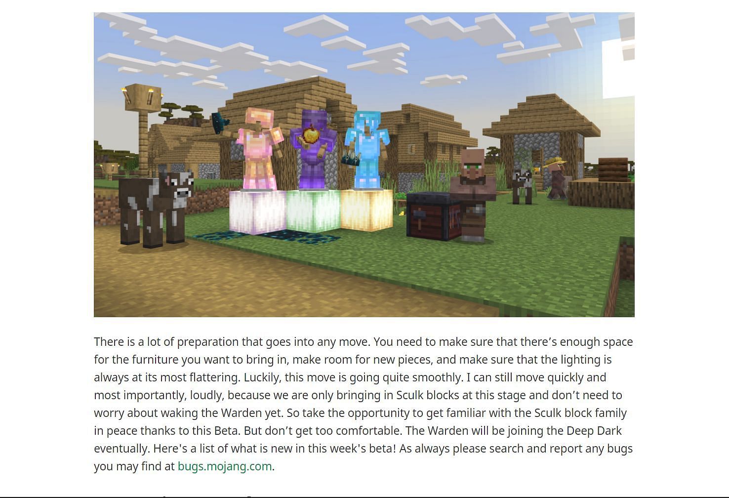 Official statement from Mojang on the new mob coming to Bedrock Edition (Image via Sportskeeda)