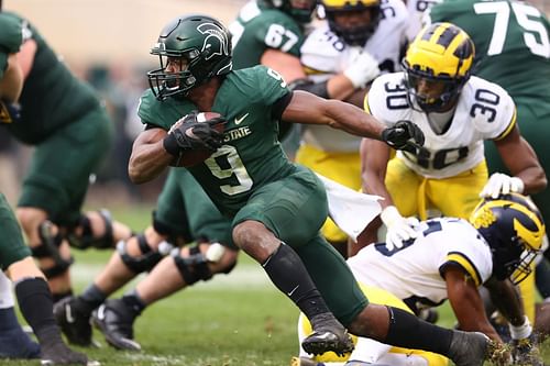 Michigan State running back Kenneth Walker III