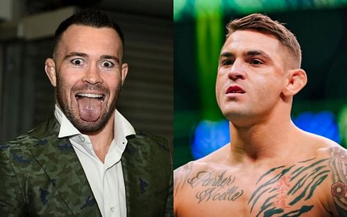 Colby Covington (left. Image credit: @colbycovmma on Instagram), Dustin Poirier (right)