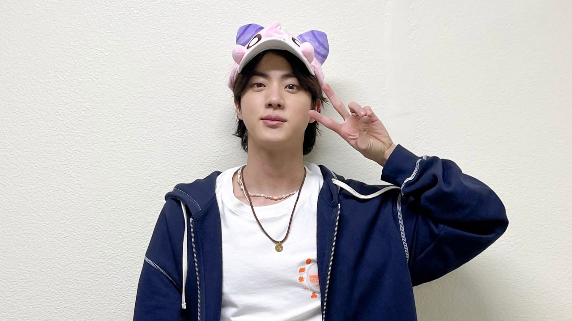 BTS&#039; Jin post-concert selfie (Image via @BTS_twt/Twitter)