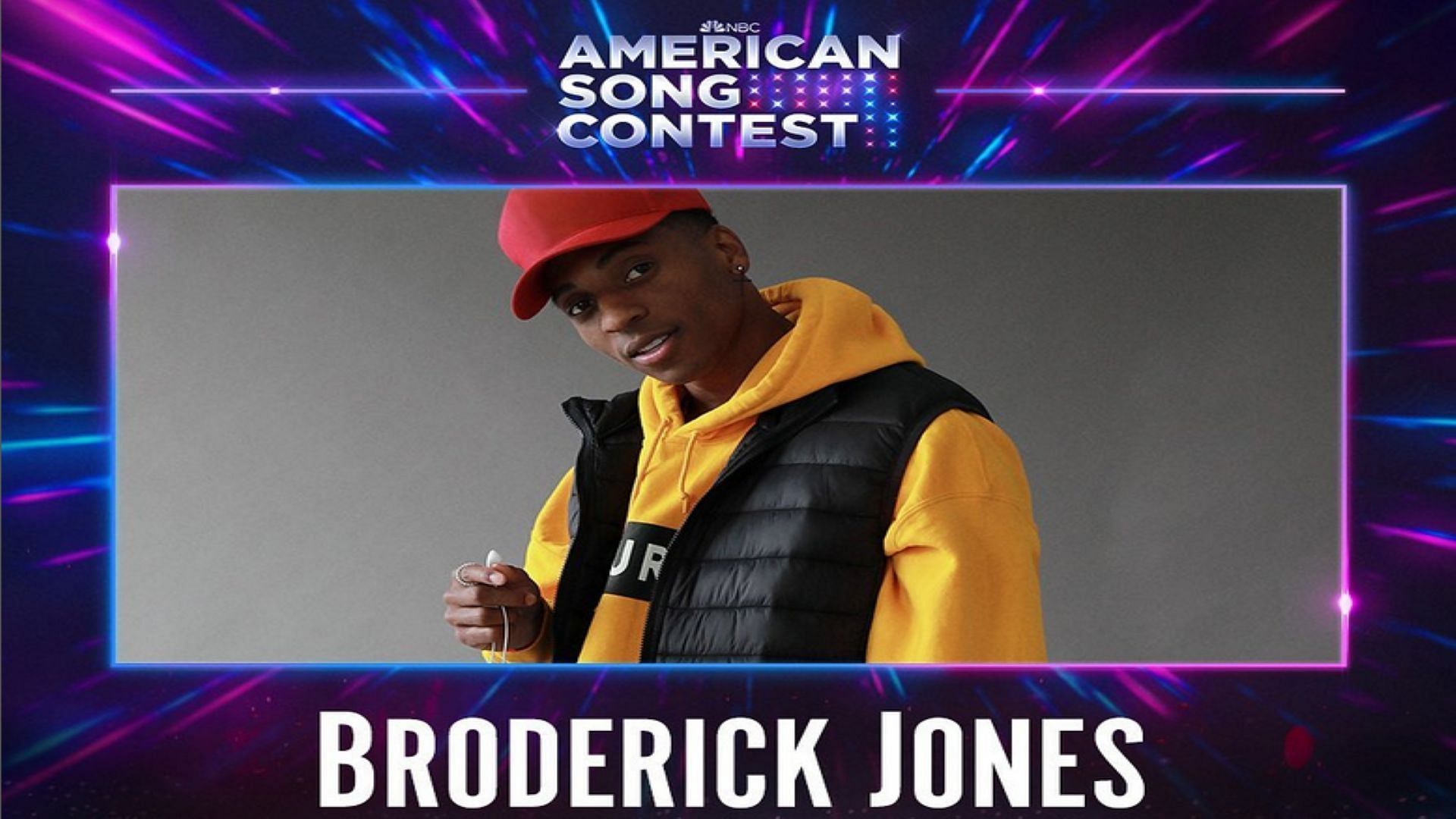 Broderick Jones to star in American Song Contest on Monday (Image via yourboybrabra/Instagram)