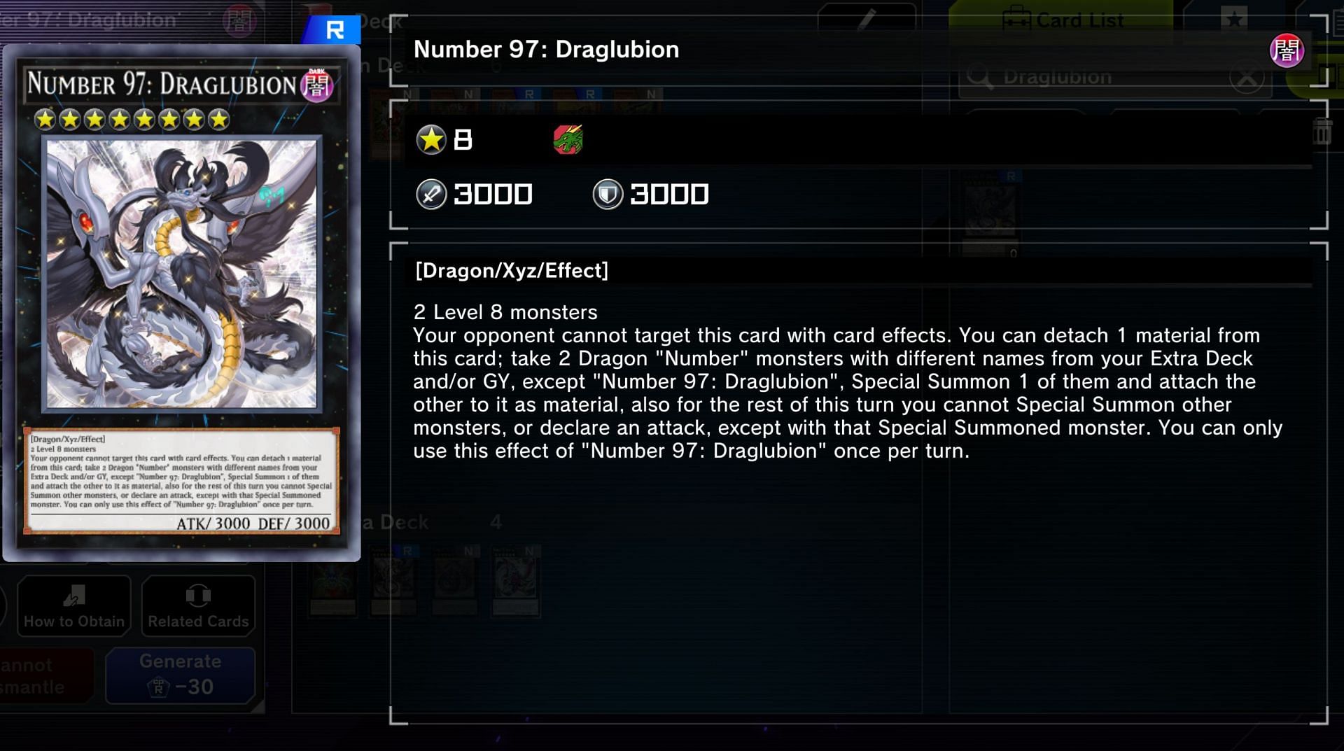 Draglubion leads to the Heart-eartH Dragons in Yu-Gi-Oh! Master Duel (Image via Konami)