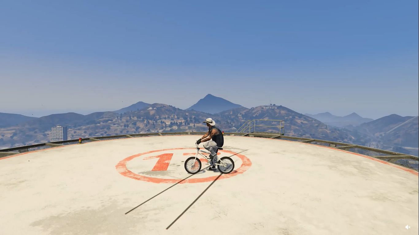 Landed it like a true space-BMX pro (Image via Reddit @u/StanOnlineyt)