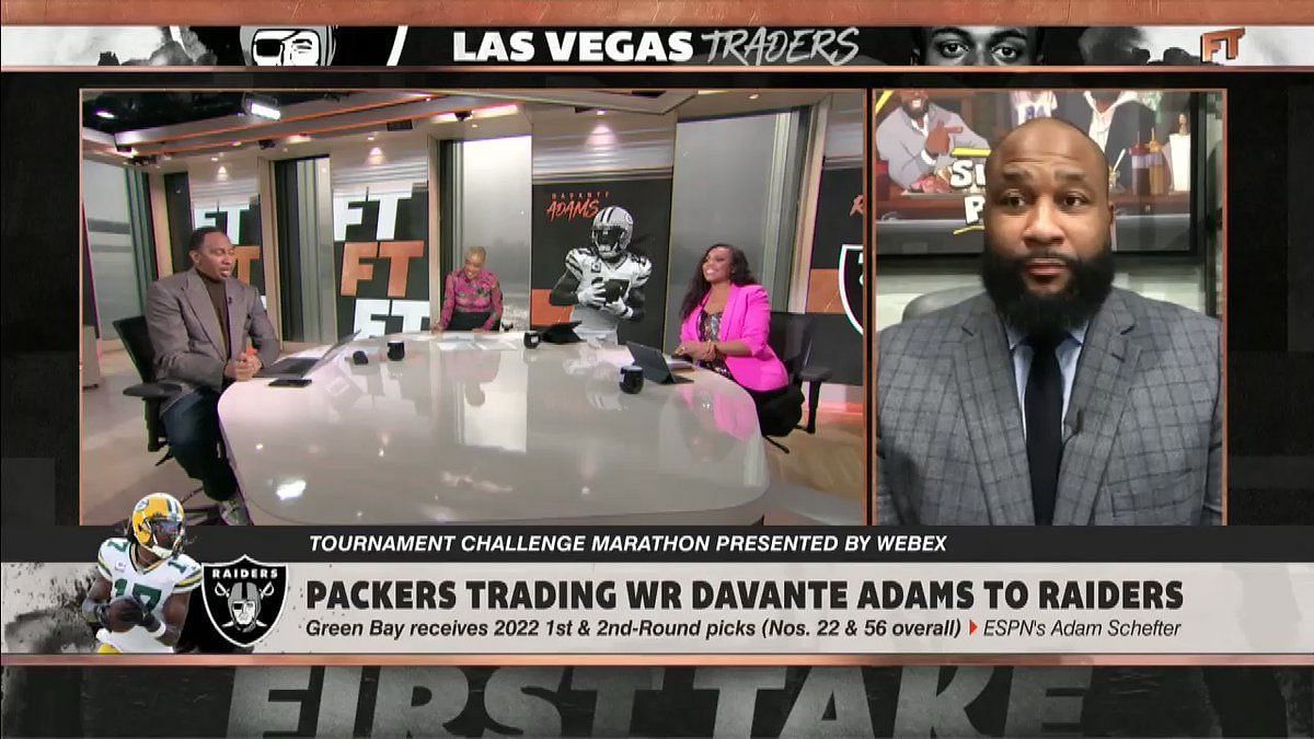 Stephen A. says it's Aaron Rodgers' fault Davante Adams was traded to the  Raiders