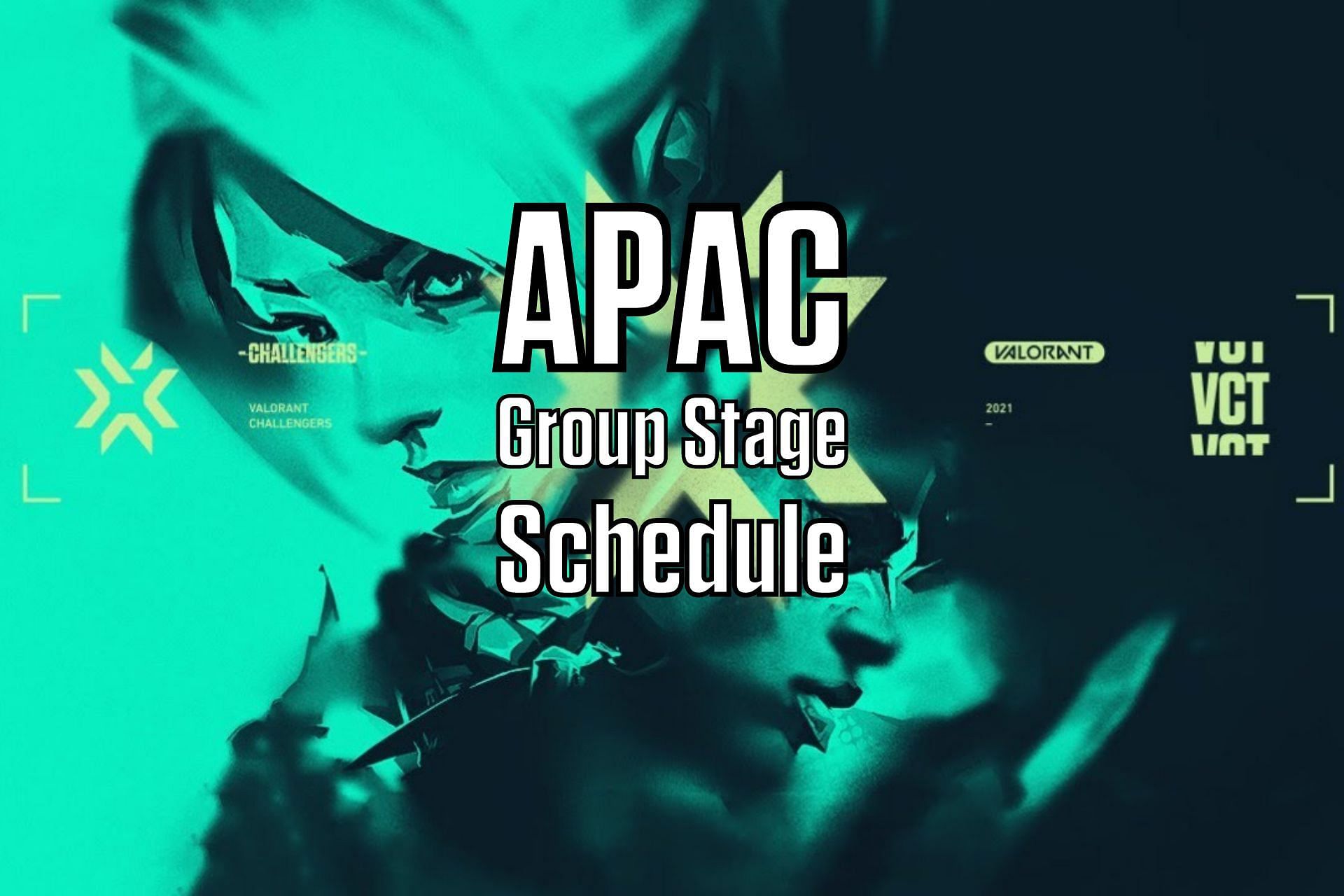 VCT APAC Stage 2 Challengers Group Stage schedule (Image via Sportskeeda)
