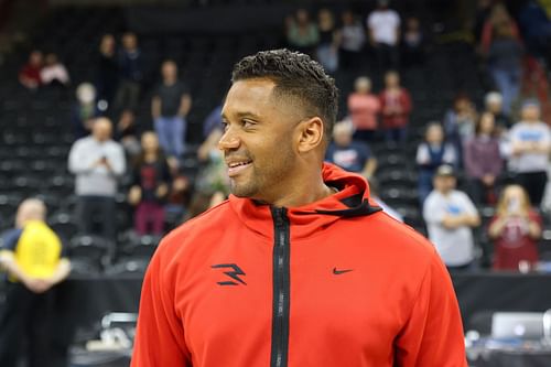 Russell Wilson in Spokane, Washington at Texas v Stanford