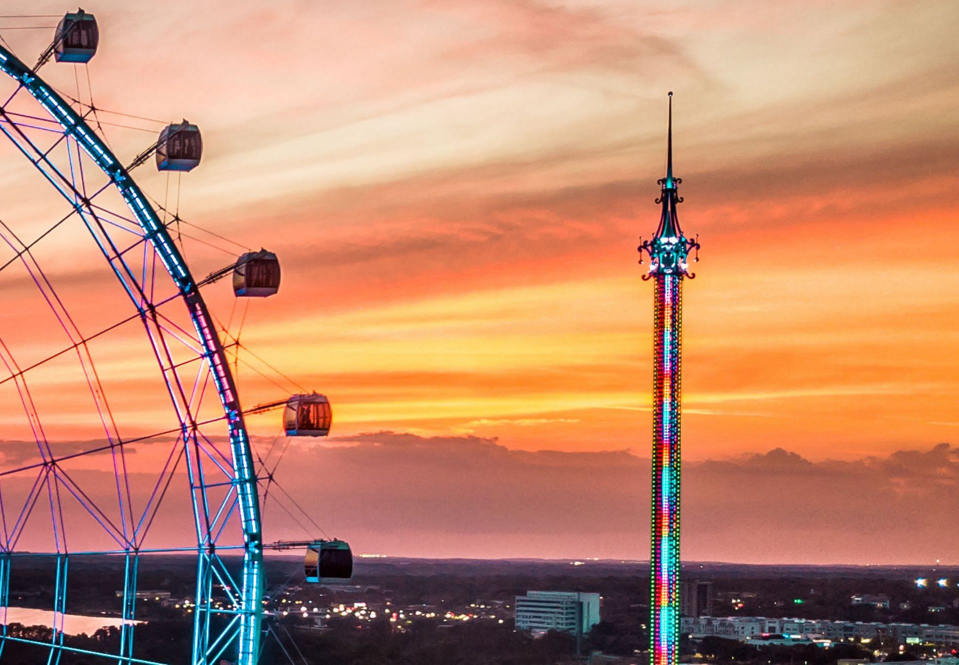 Icon Park Free Fall at Orlando, Florida (Image via Icon Park)