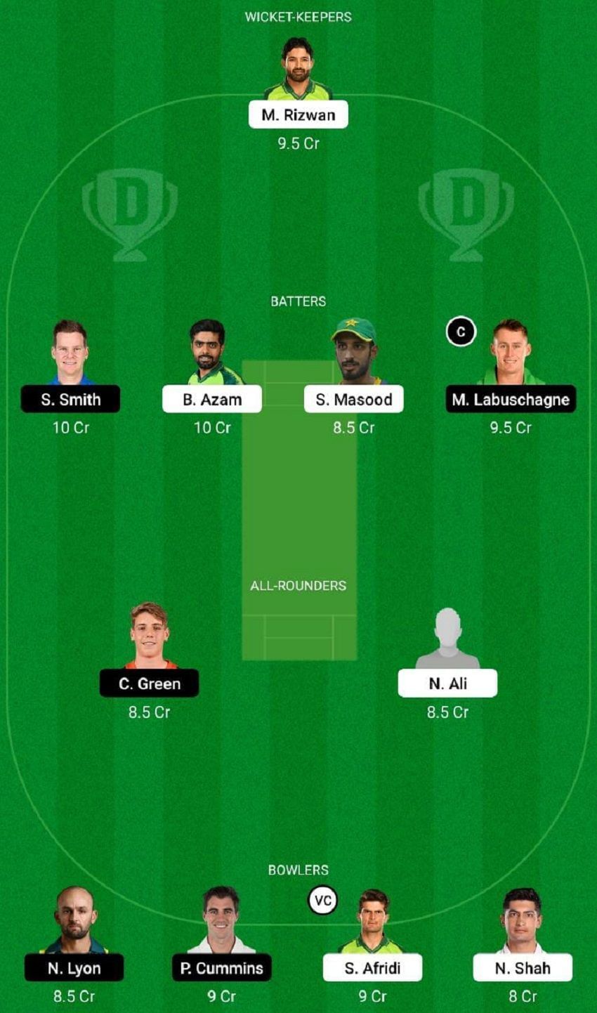 PAK vs AUS Dream11 Fantasy Tip #1