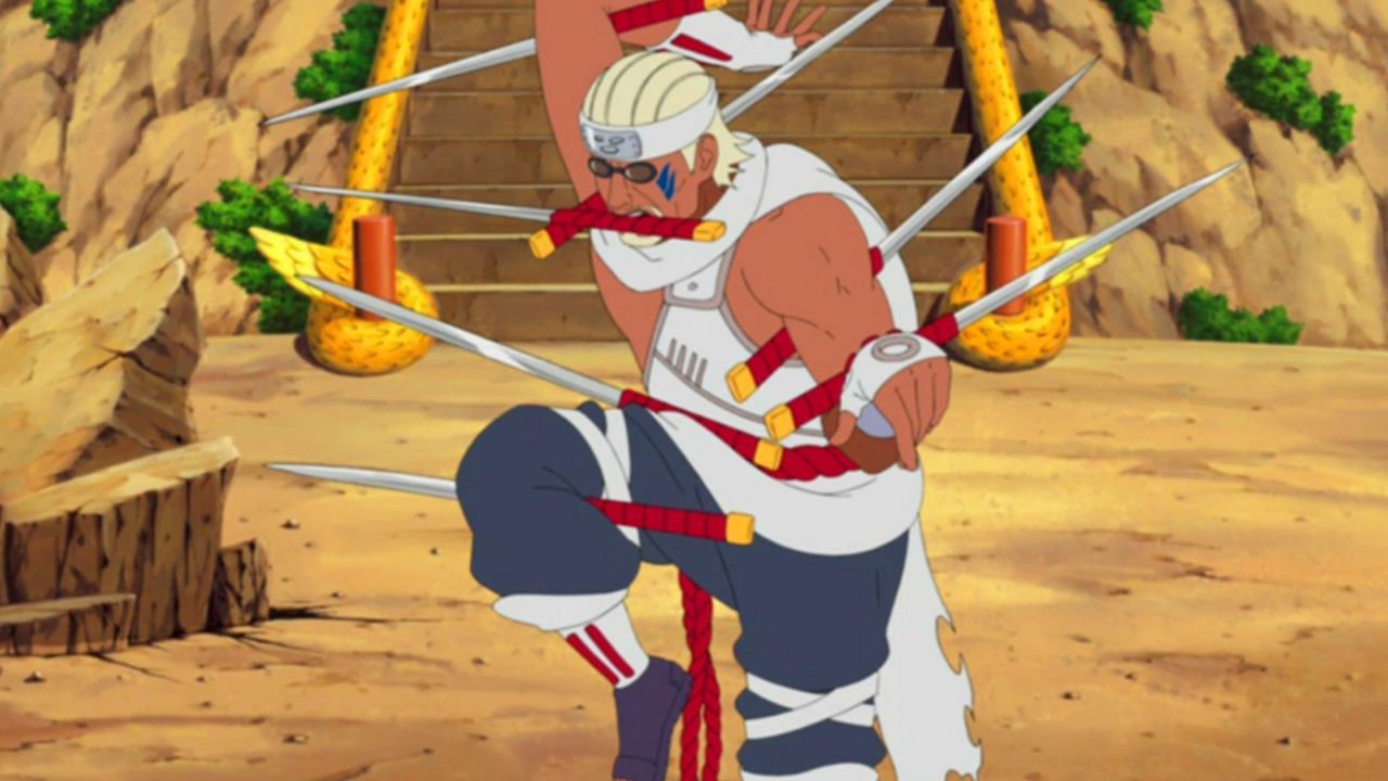 Killer Bee as seen in the anime Naruto (Image via Studio Pierrot)