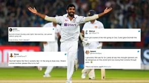 "Cheating karta hai tu!" - Fans hail Bumrah, Shami as India quicks torment Sri Lanka in Bengaluru
