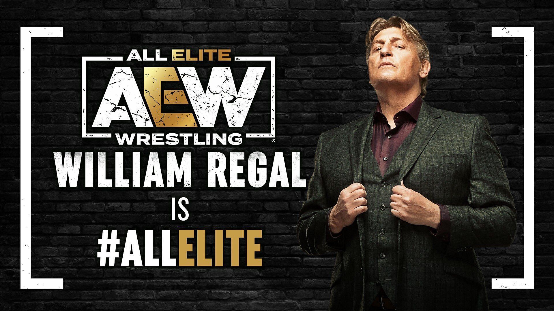 What will be William Regal's role in All Elite Wrestling?