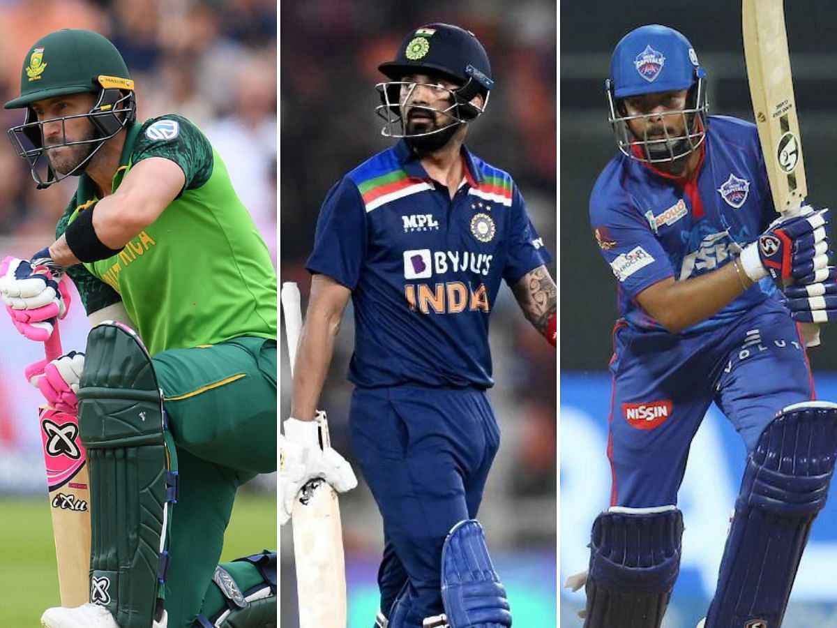 Faf du Plessis, KL Rahul and Prithvi Shaw will be the openers for their respective IPL franchises