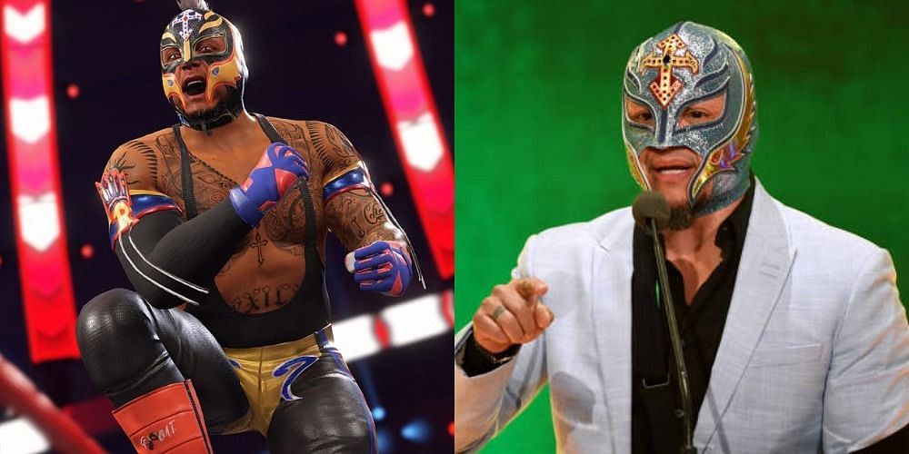 First look at the cover of WWE 2K22 featuring Rey Mysterio