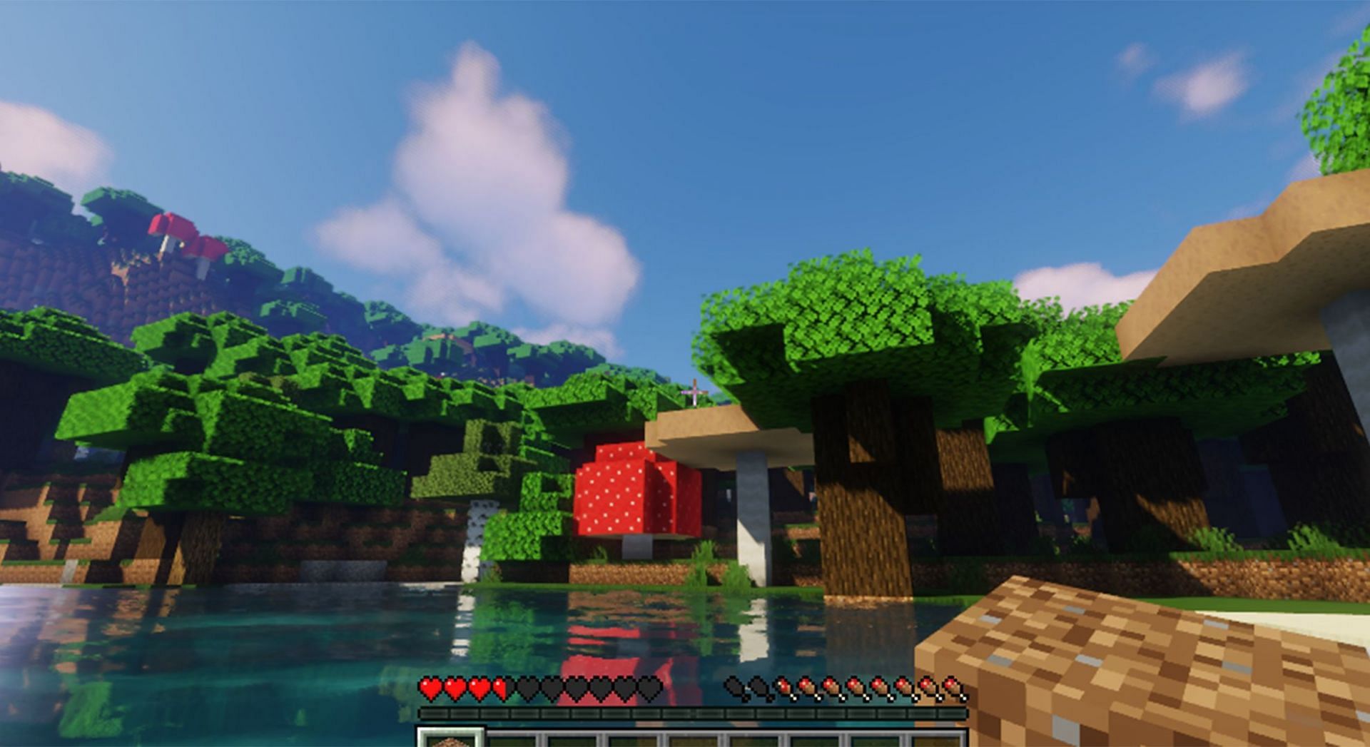 Visually gratifying world of Minecraft (Image via Mojang)