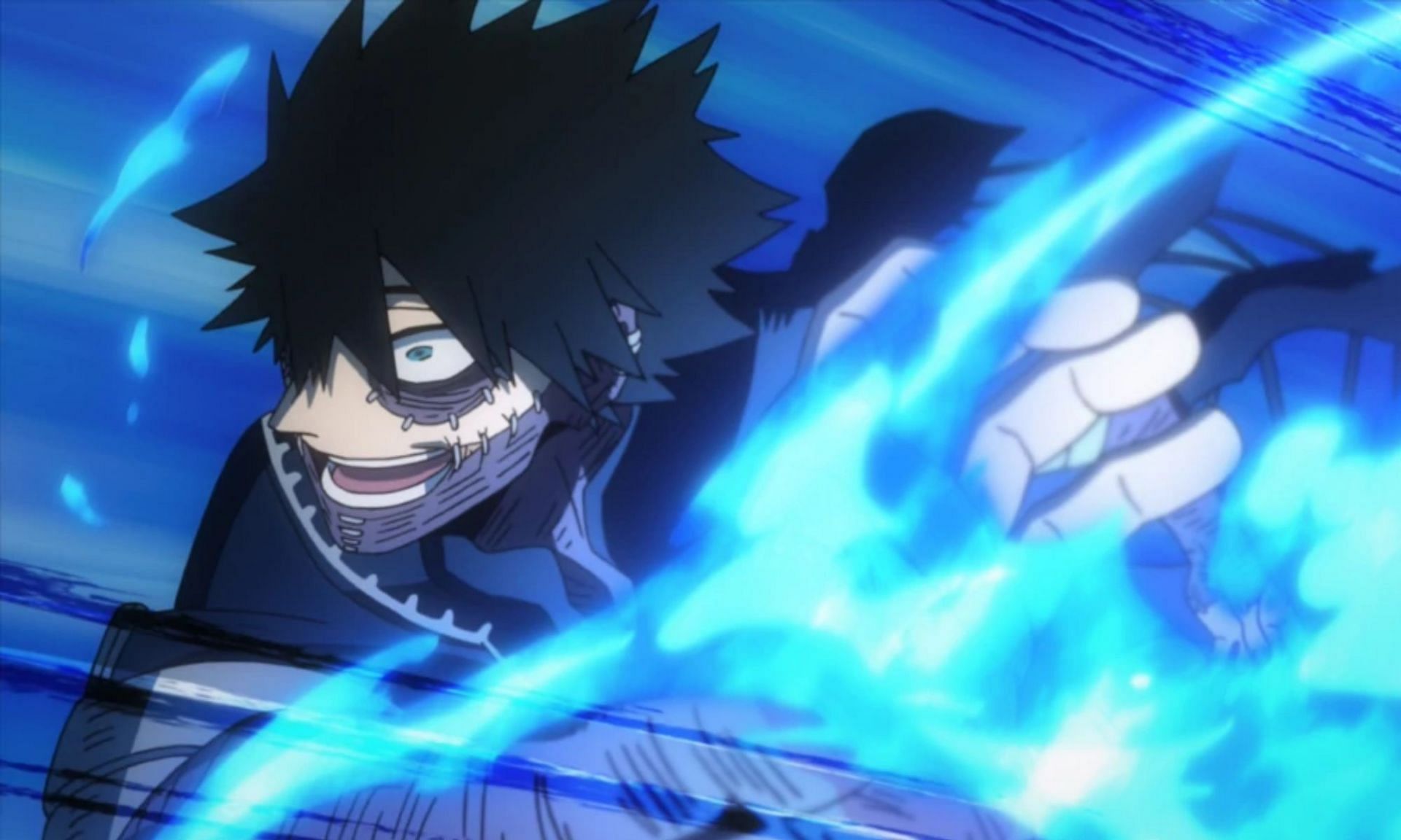 Dabi is a dangerous MHA villain who is willing to burn everything down (Image via Studio Bones)