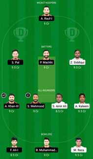 Dream11 Team for Khuwair Warriors vs Bousher Busters - Oman D10 2022.