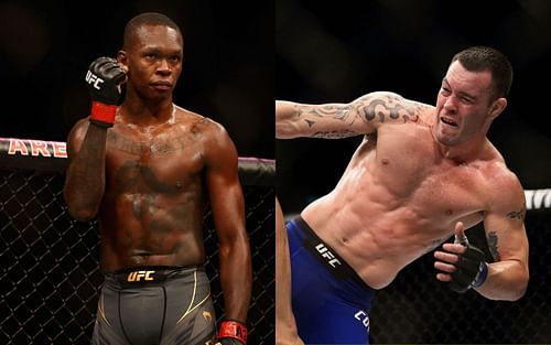 Israel Adesanya [left], Colby Covington [right]