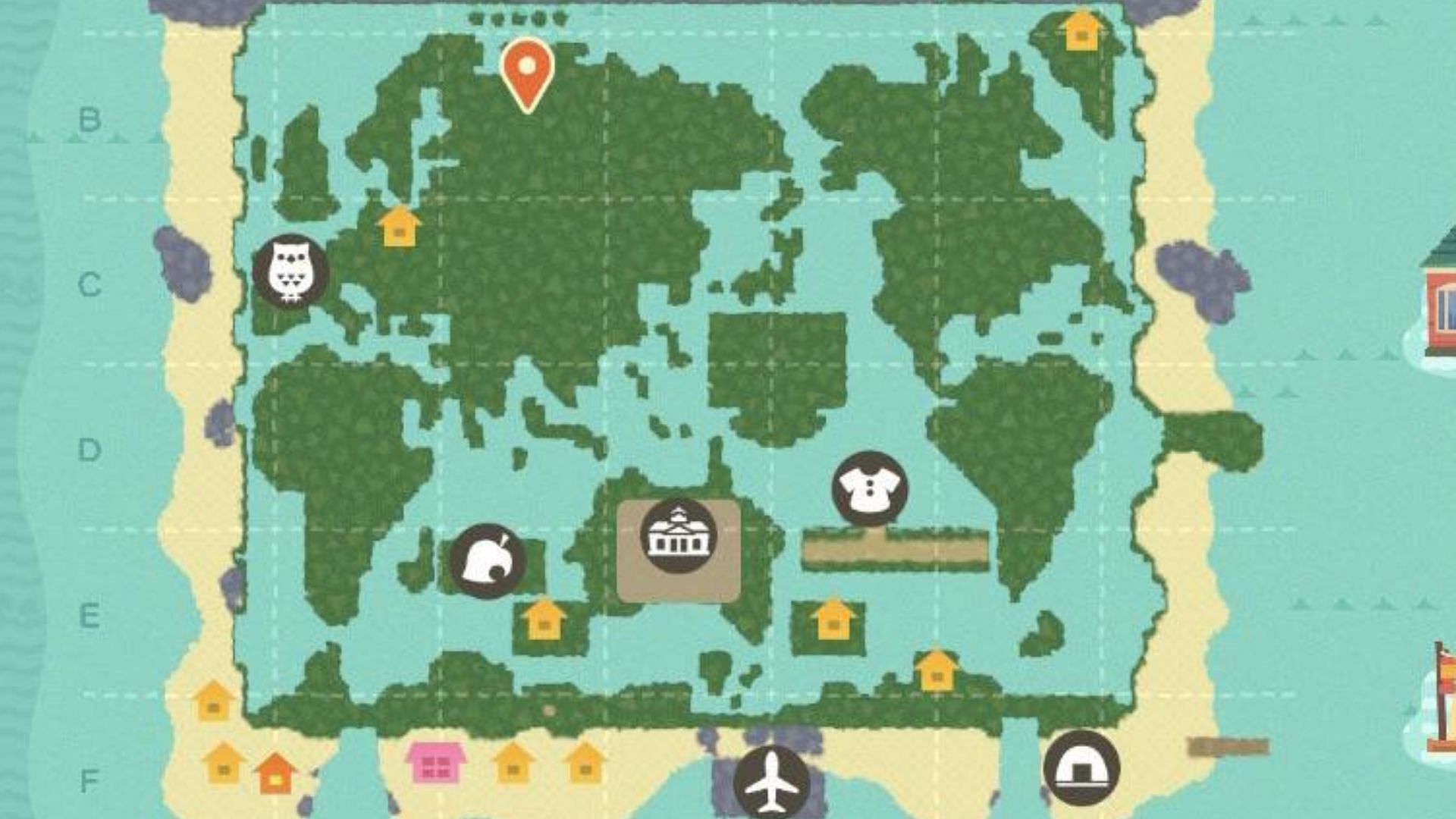 Animal Crossing: New Horizons player plans the perfect island layout ever (Image via r/AnimalCrossing/Reddit)