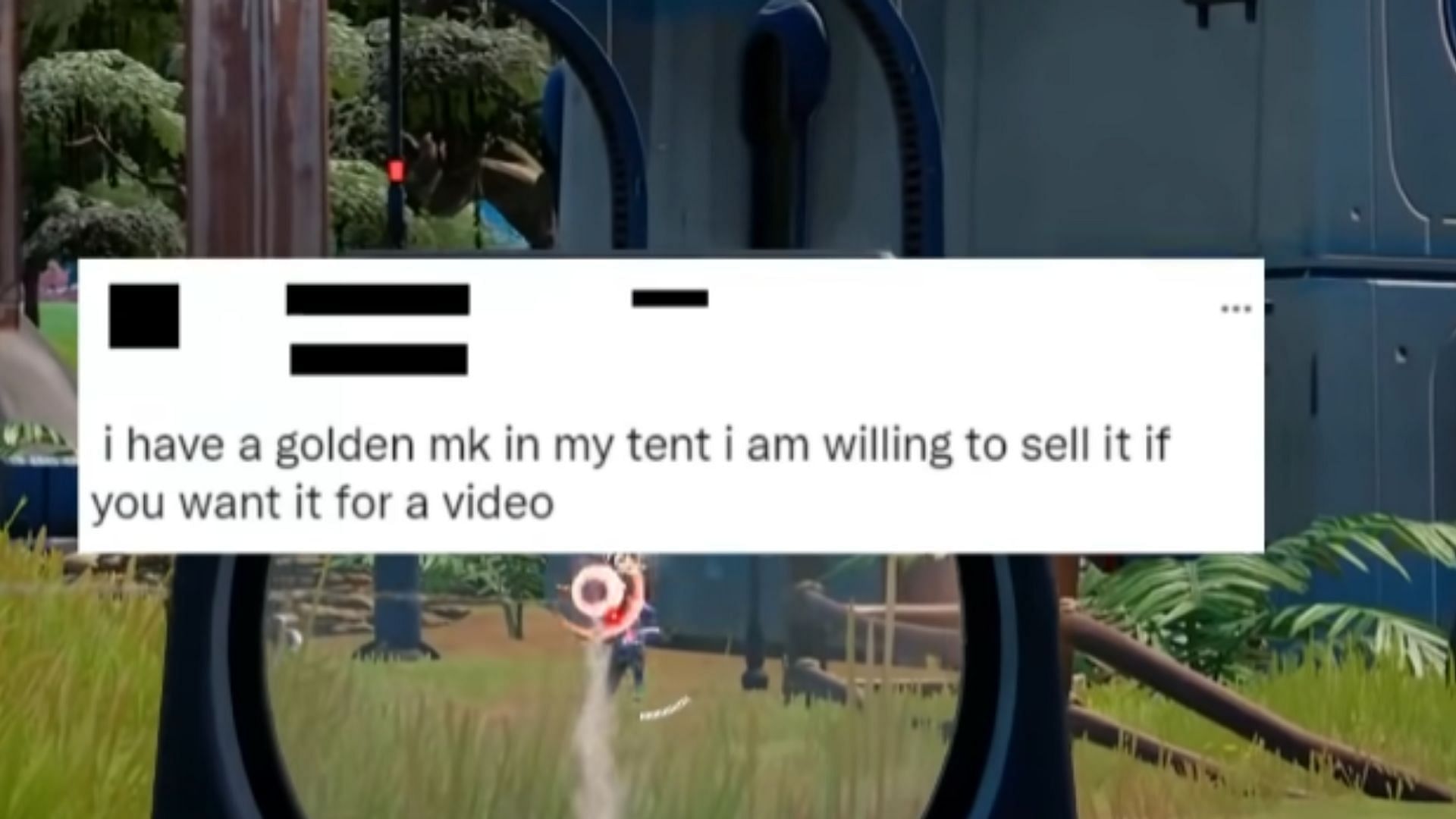 Fortnite players sell MK-Seven for real money (Image via GKI)
