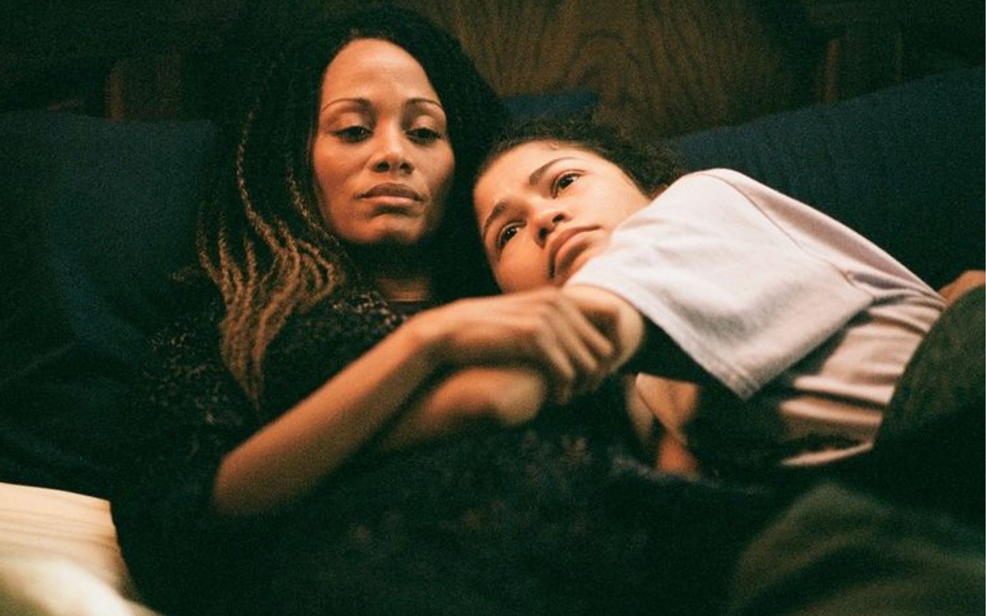 Zendaya as Rue alongside her on-screen mother in Euphoria (Image via @euphoria/Instagram)