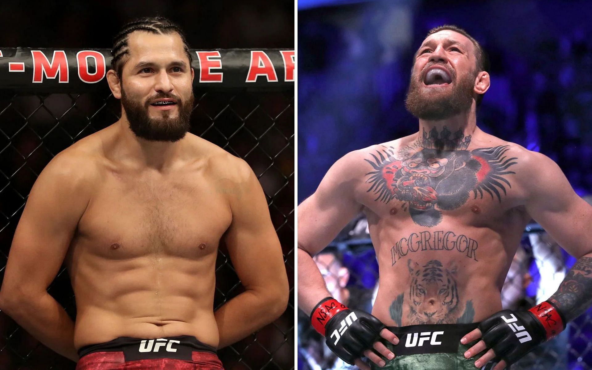 (Left) Jorge Masvidal (Right) Conor McGregor