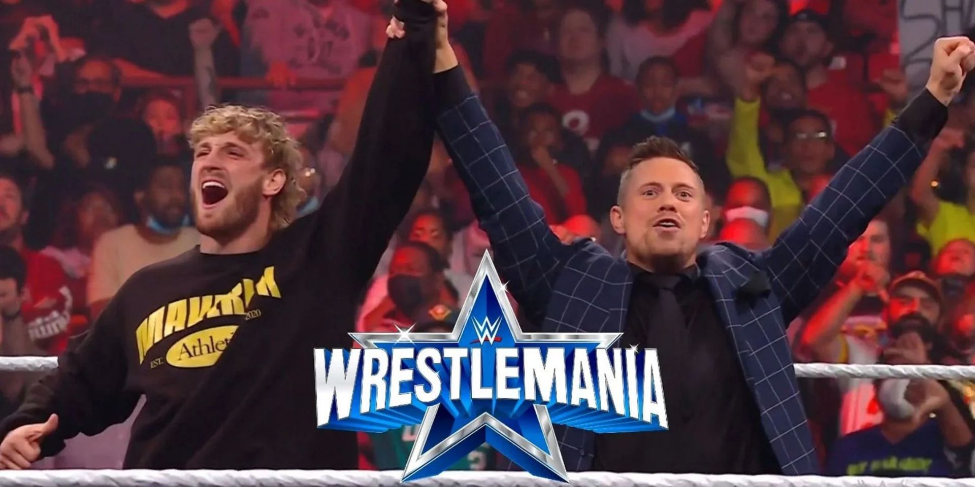 Logan Paul and The Miz on WWE RAW