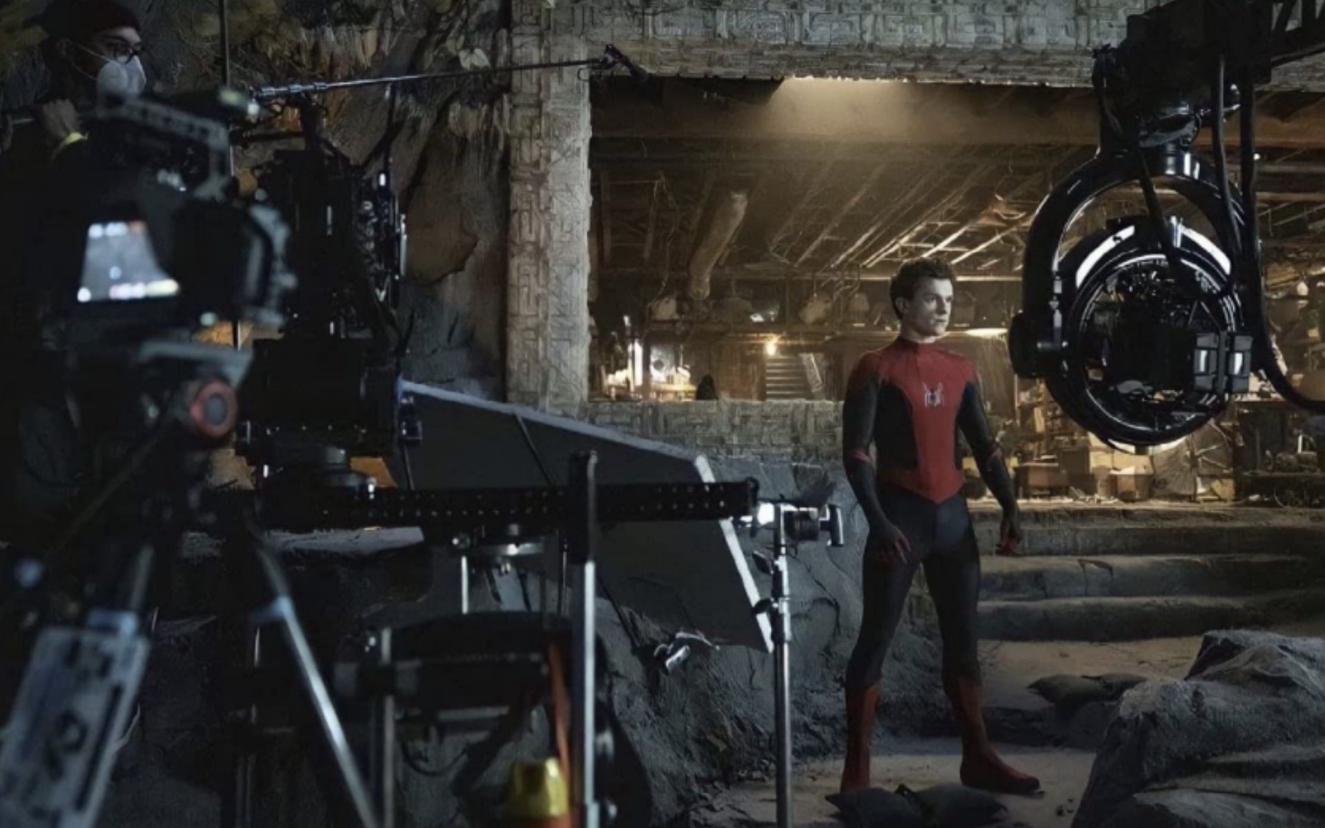 Spider-Man: No Way Home, Behind The Scenes (Image via IMDb)