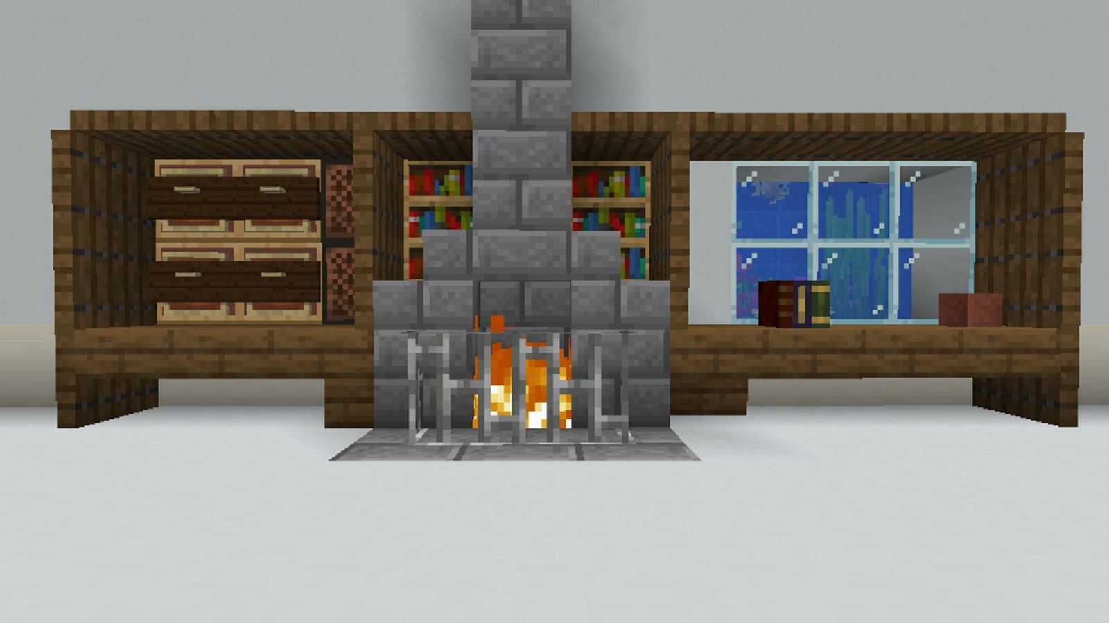 Minecraft Fireplace