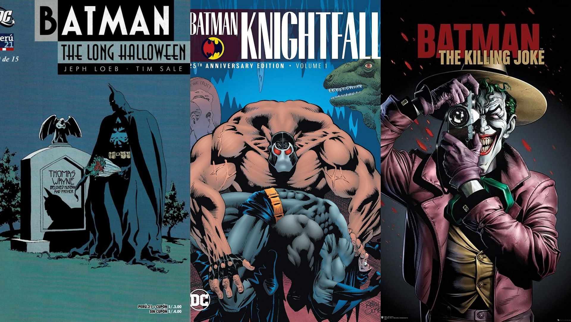 Top 5 Dark Knight Comics (Image via DC Comics)
