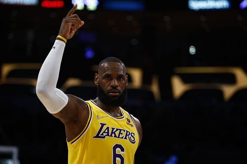 LeBron James of the LA Lakers is in his 19th season.