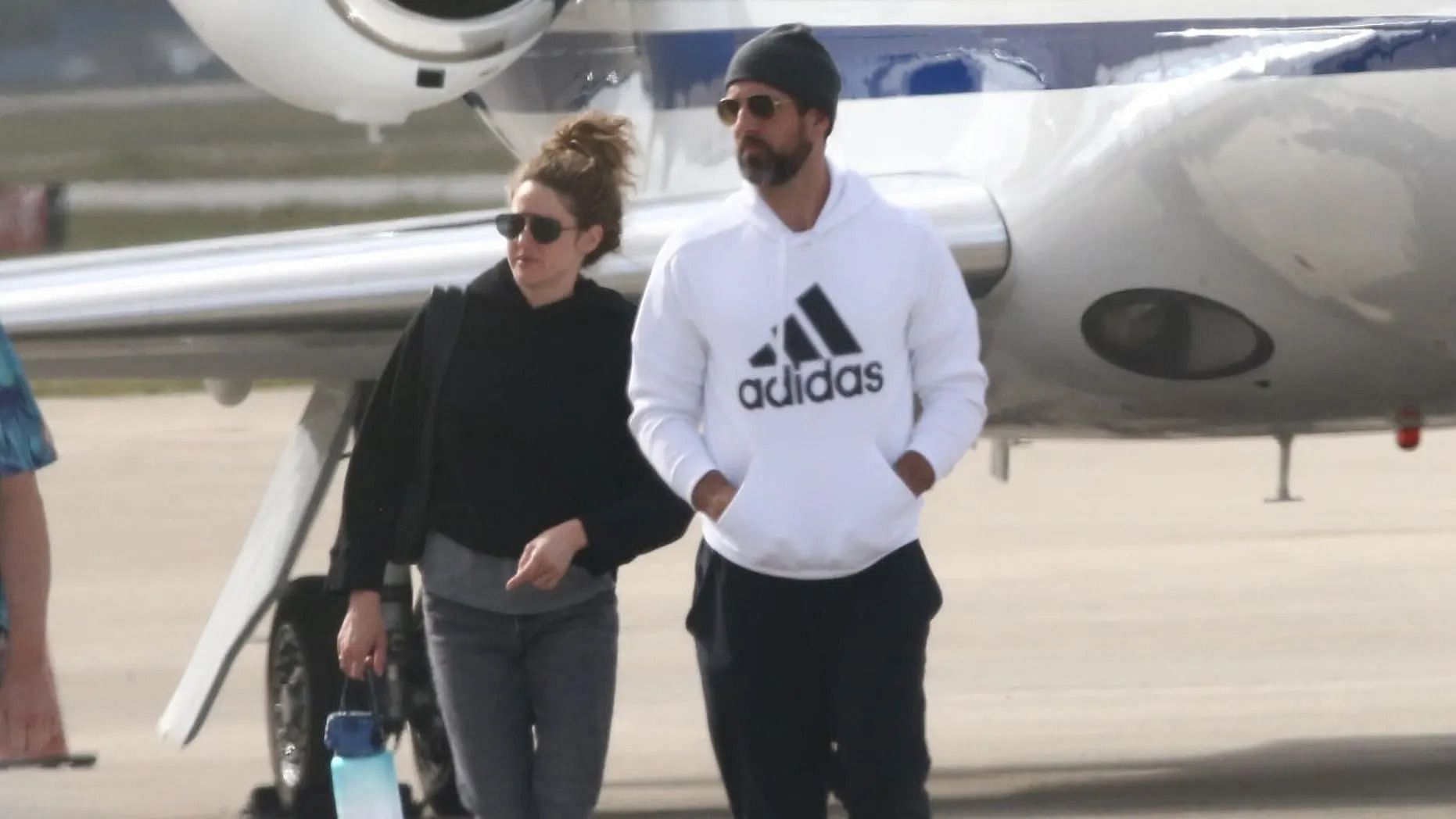 Aaron Rodgers with actress Shailene Woodley | Source: Backgrid