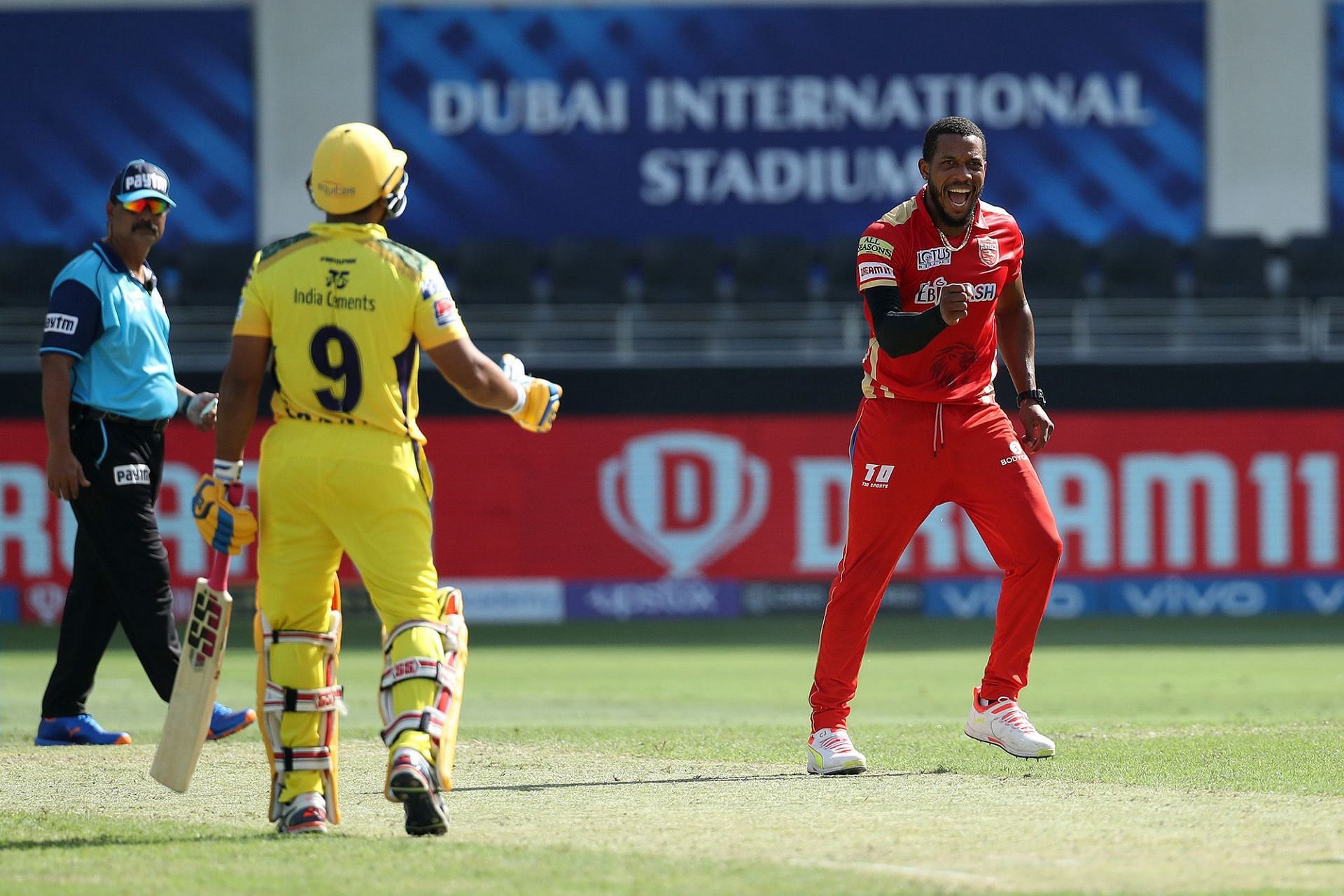 Chris Jordan took two crucial wickets for Punjab Kings in their match against Chennai Super Kings (Image Courtesy: IPLT20.com)