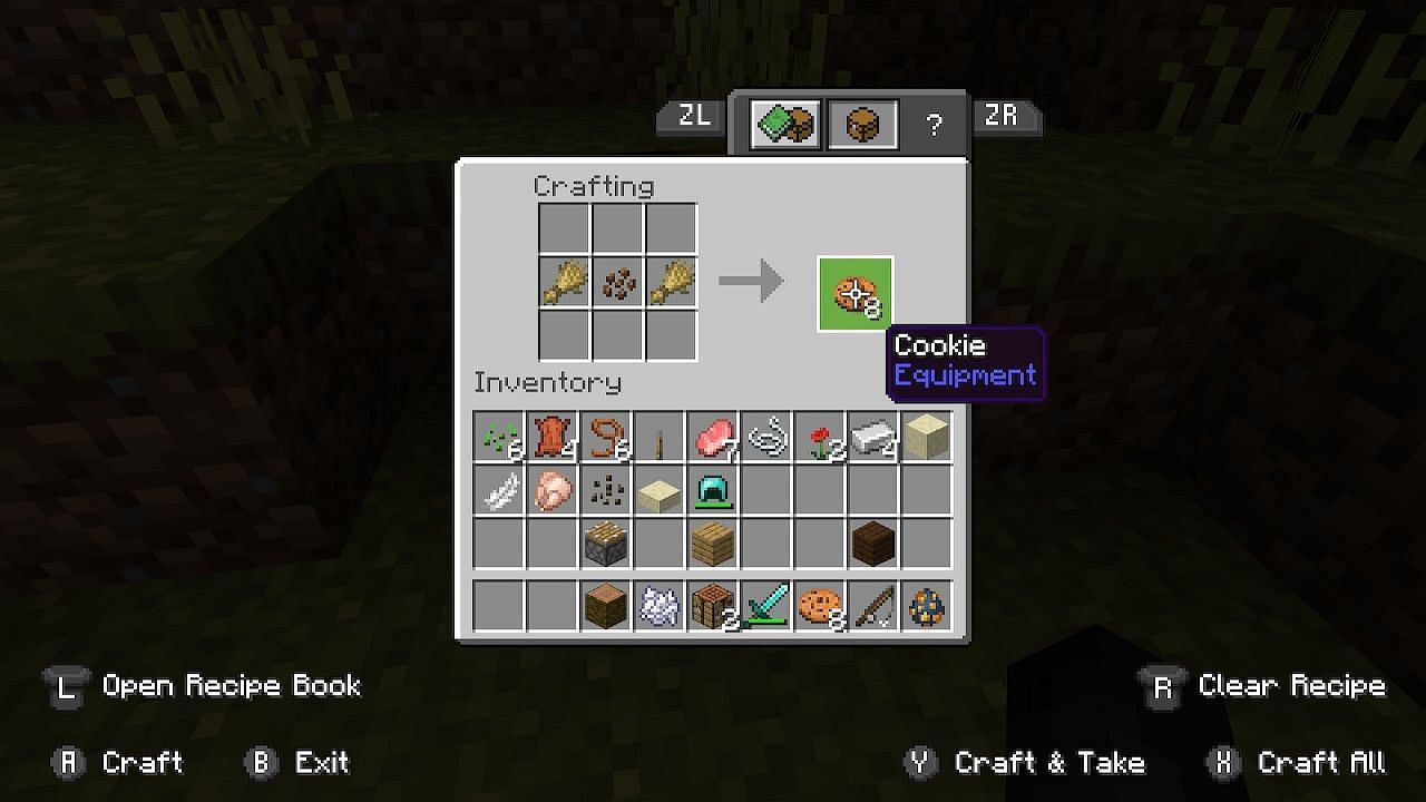 Players can use cocoa beans to make cookies to help restore hunger (Image via Minecraft)