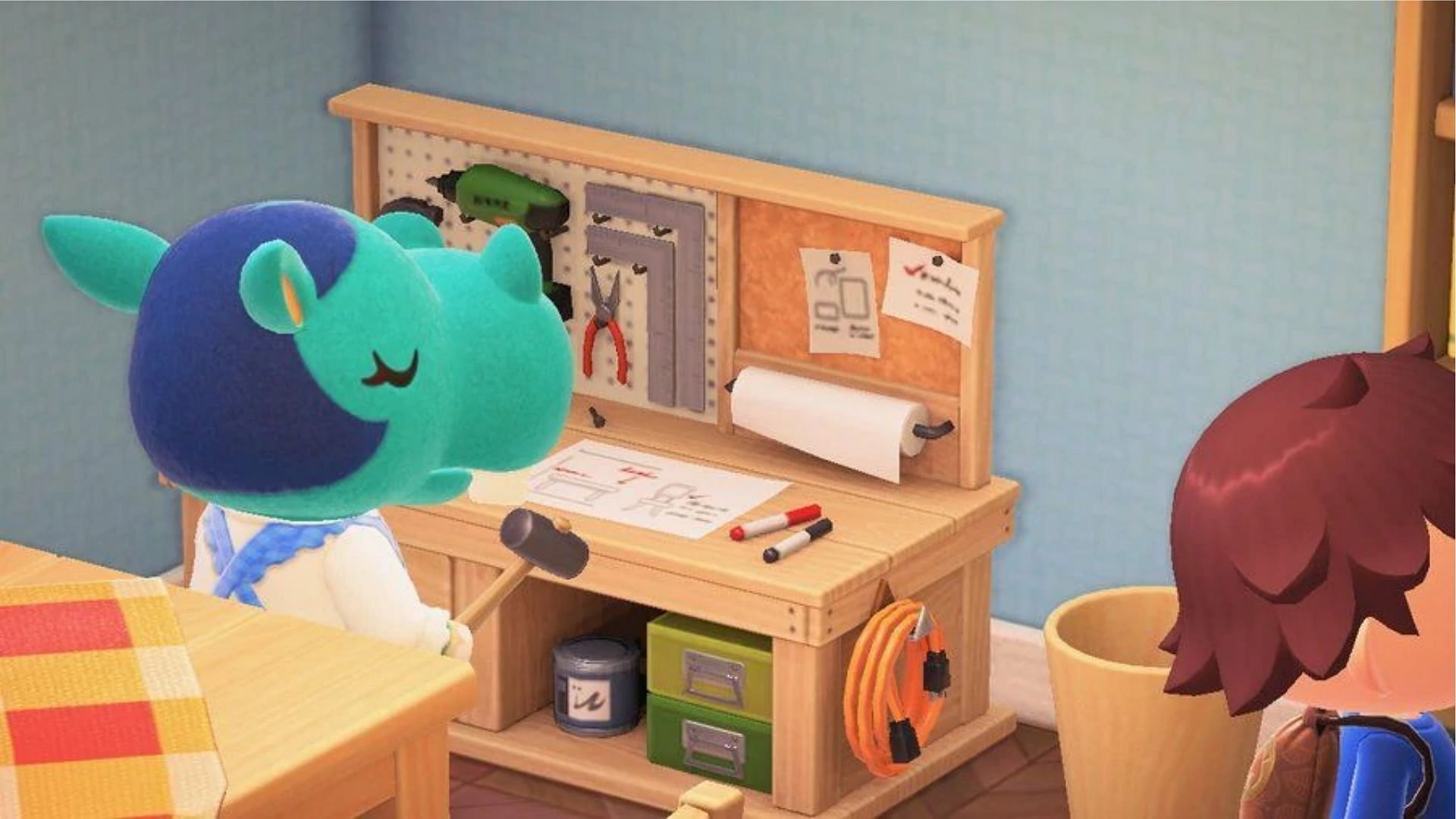 Steps to craft a DIY workbench in Animal Crossing: New Horizons explained (Image via Nintendo)