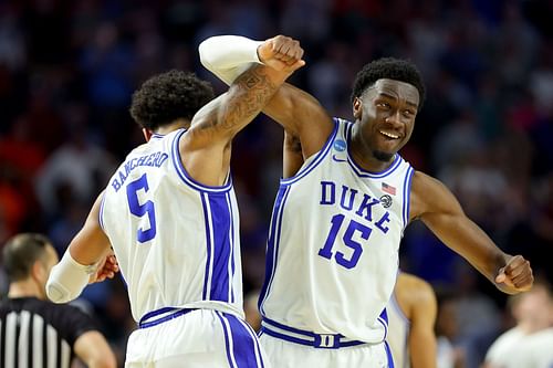 Duke freshman Paolo Banchero and sophomore big man Mark Williams