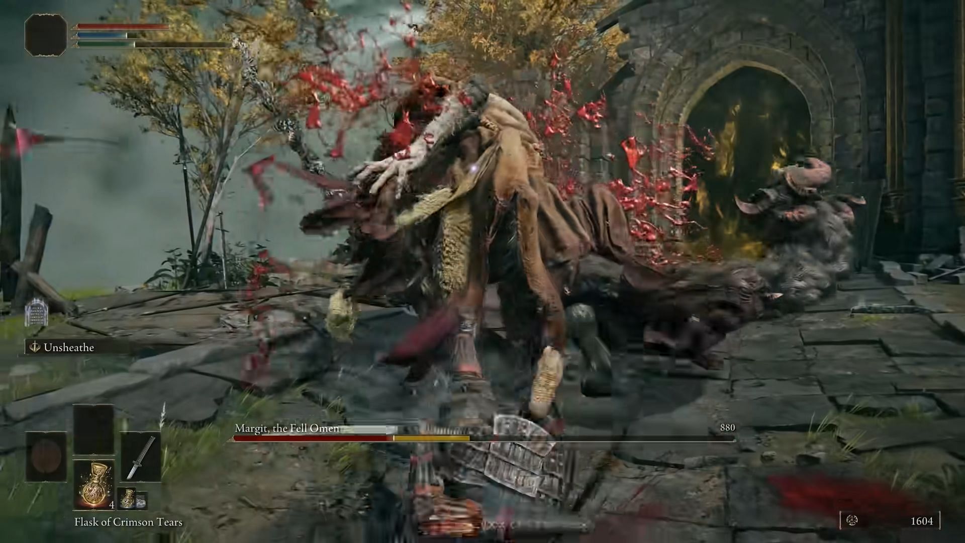 Margit&#039;s fight looks hard, but is extremely easy in Elden Ring (Image via Esoterickk/Youtube)