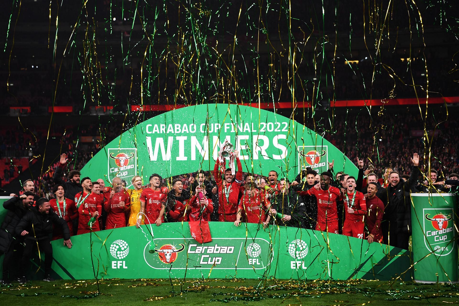 The Anfield side are the 2021-22 Carabao Cup champions.