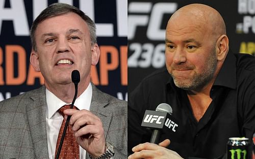 Teddy Atlas (left) and Dana White (right)