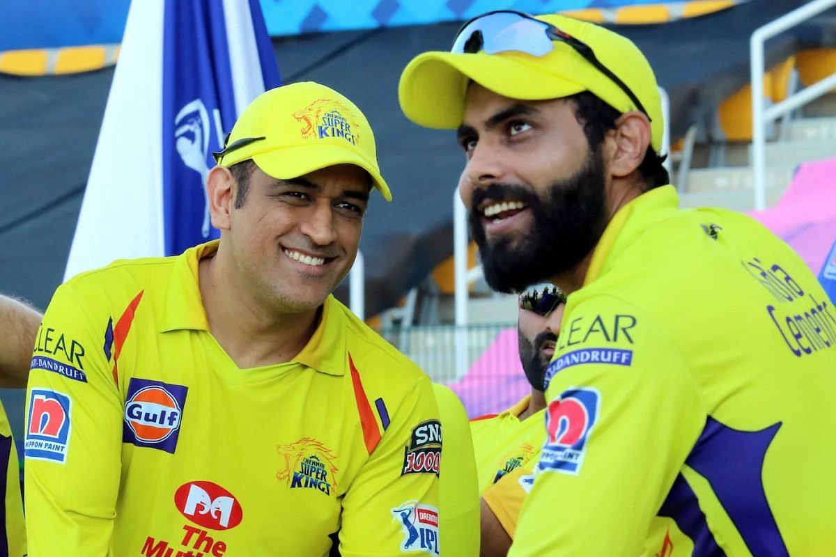 CSK&#039;s MS Dhoni and Ravindra Jadeja (Image courtesy: iplt20.com)