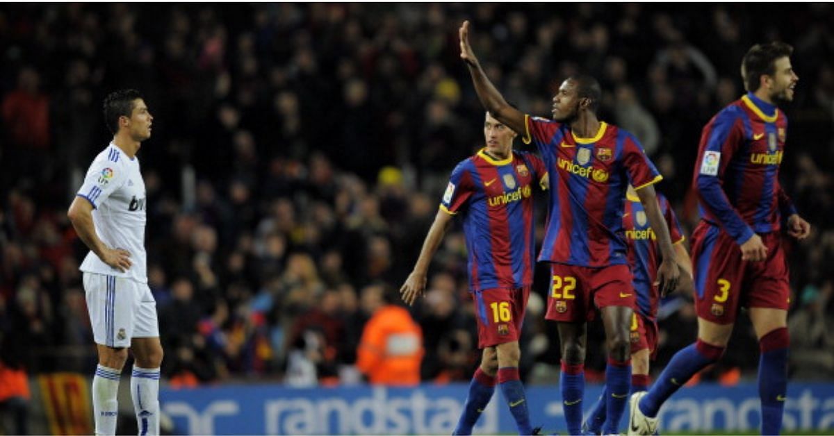 Eric Abidal produced a stunning showing against Ronaldo in the El Clasico
