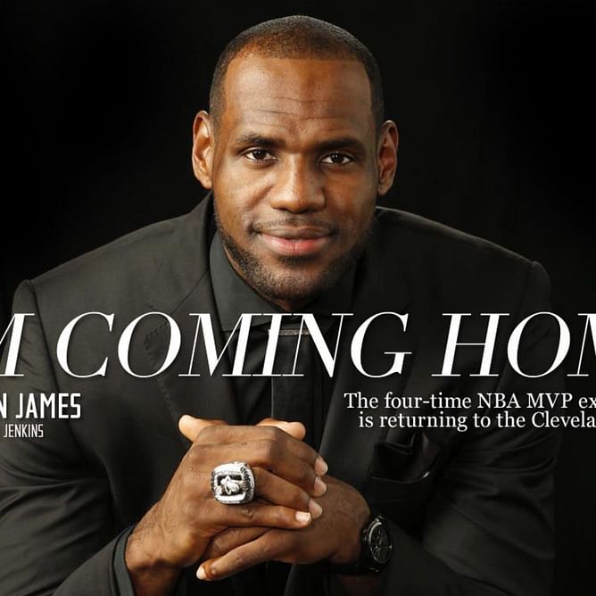 Photos: "Come home LeBron!?" - Adorable young fans seen with creative LeBron James posters during the King's homecoming