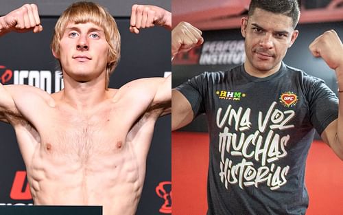 Paddy Pimblett (left) and Kazula Vargas (right) (Images via Getty and Instagram/@KazulaVargasUFC)