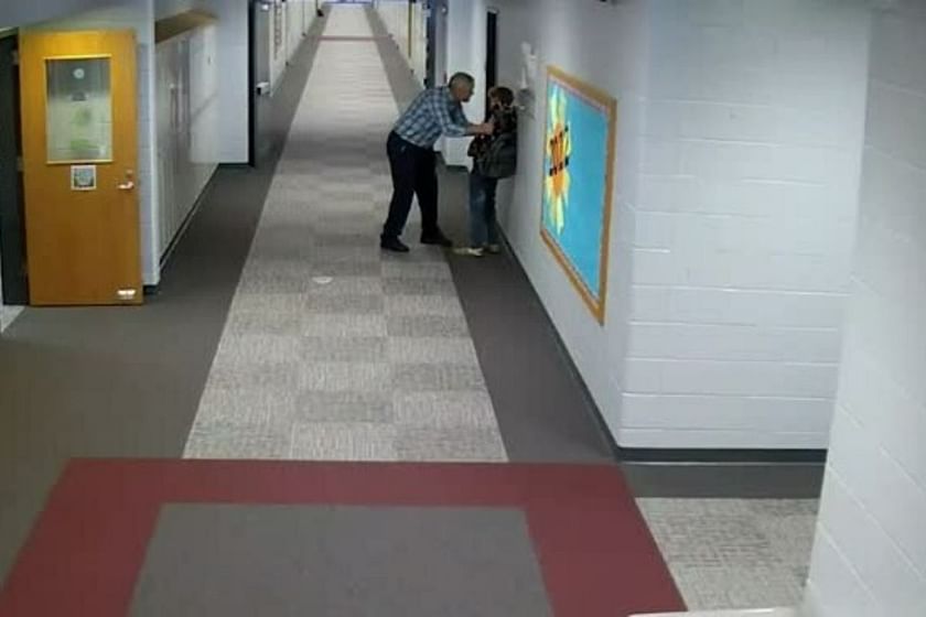 Mike Hosinski Indiana school teacher slaps student in viral video and
