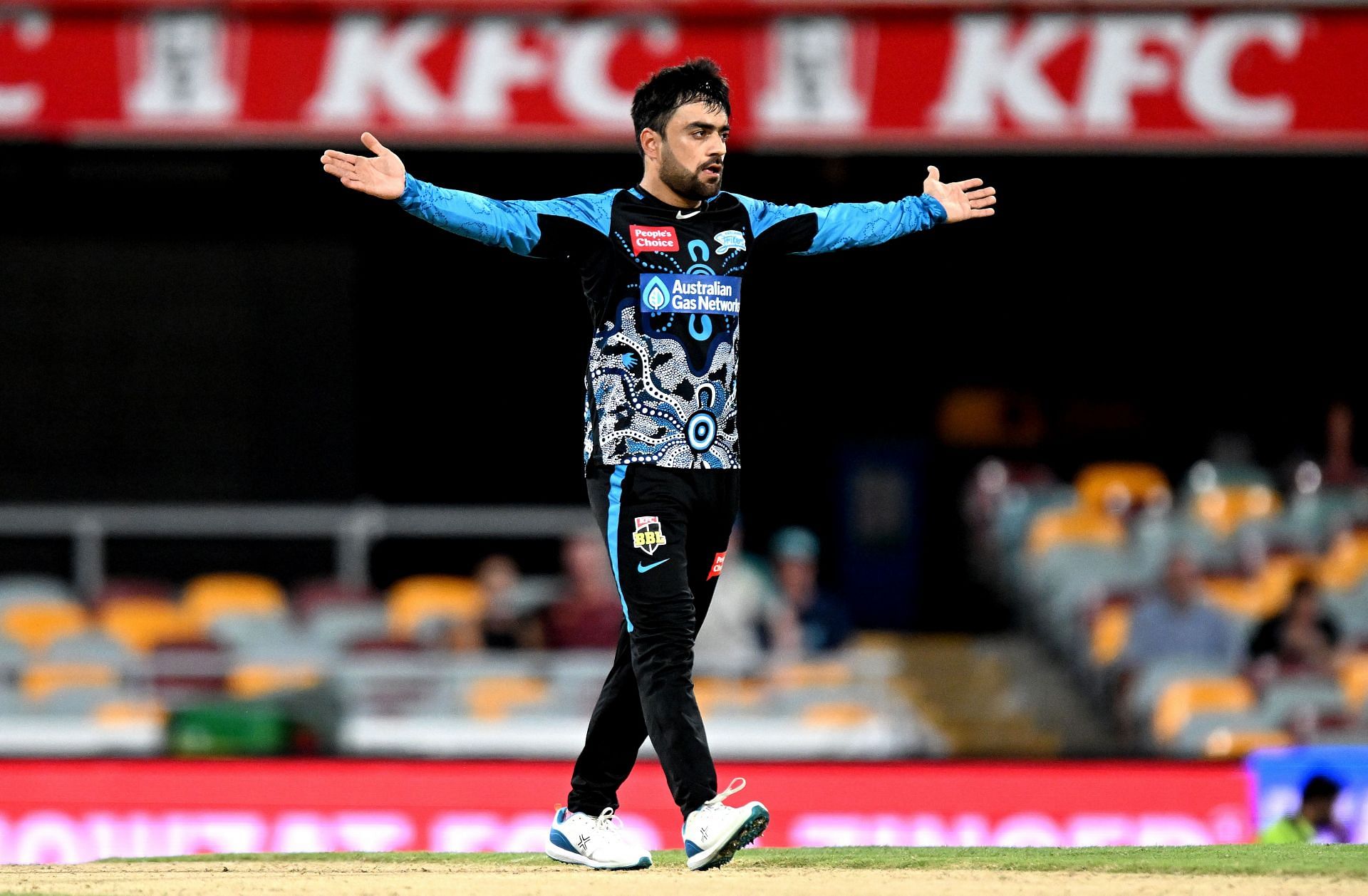 Rashid Khan during the BBL. Pic: Getty Images