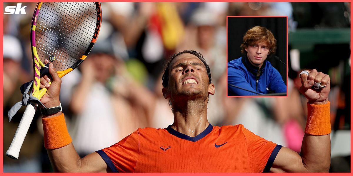 Andrey Rublev has lauded the mental toughness of Rafael Nadal