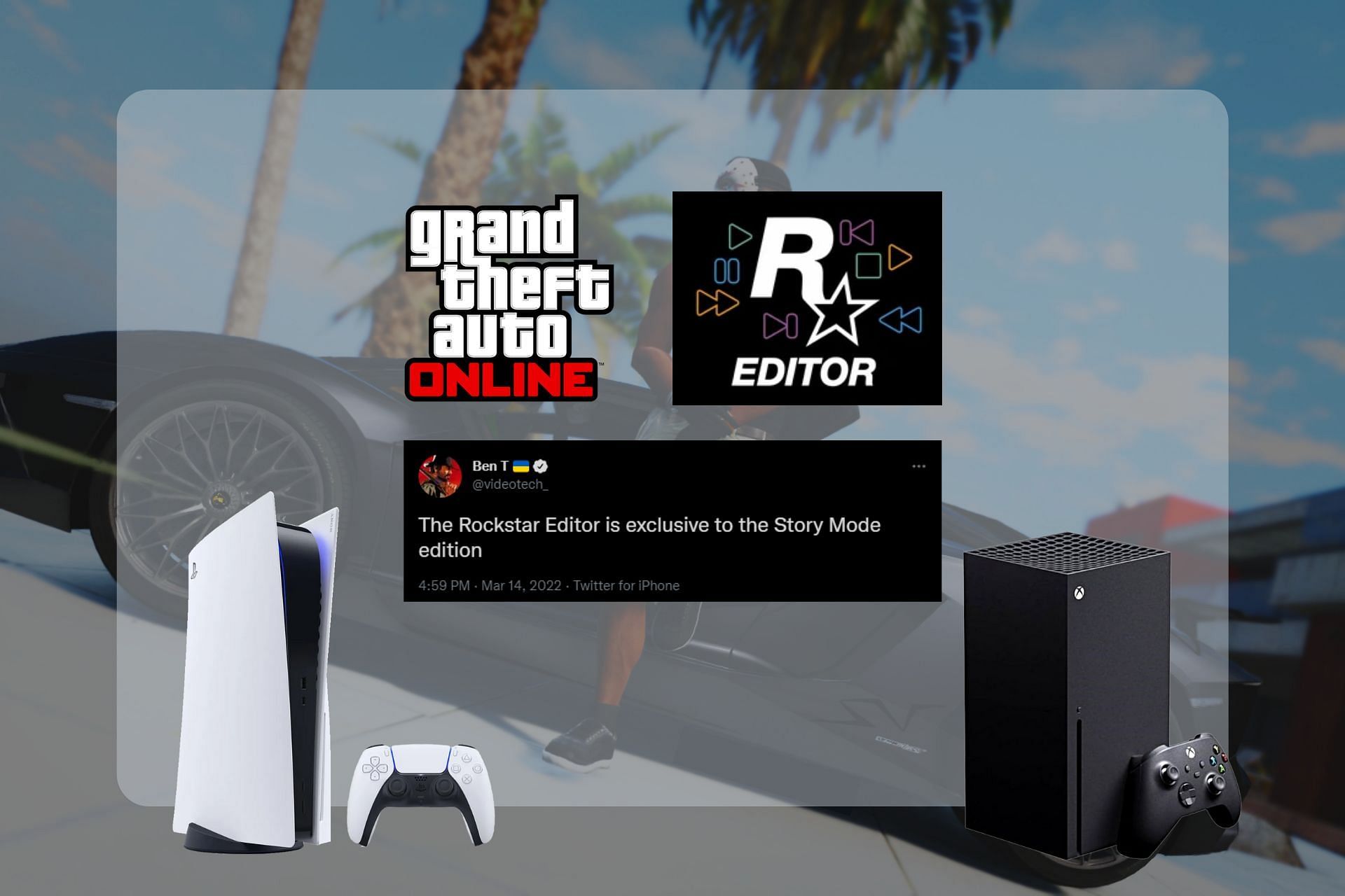 Rockstar Editor can now be used in the next generation consoles only (Image via Sportskeeda)
